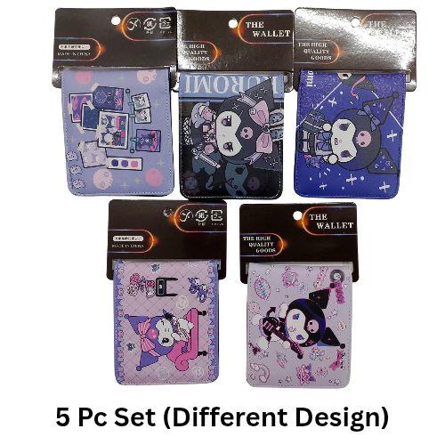 5pcs - Mixed Kuromi wallets net price 175