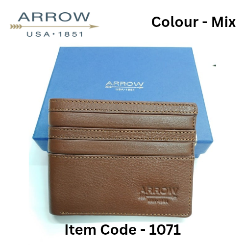 Men's Leather Wallet (Mix Colour) (Item-1071)