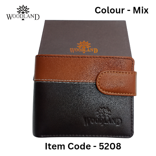 Men's Leather Wallet (Mix Colour) (Item-5208)