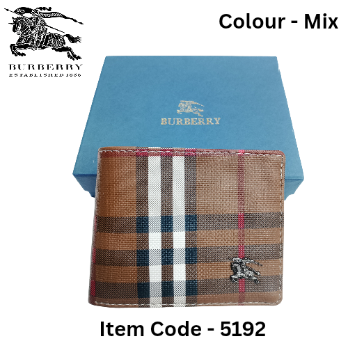 Men's Leather Wallet (Mix Colour) (Item-5192)
