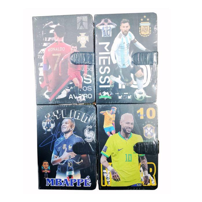 2PC -  Button A5 DIARY footballers Net price 96