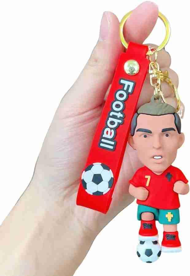 Ronaldo RD/GRN rubber keychain pack of 3 (eff price 35)