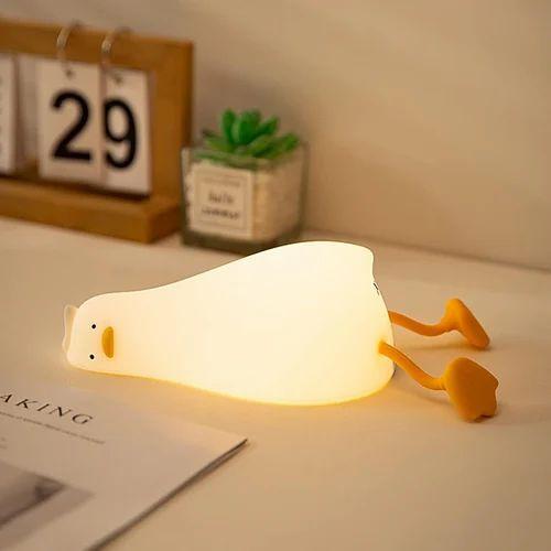 Duck Sleeping Sillicon Night Lamp