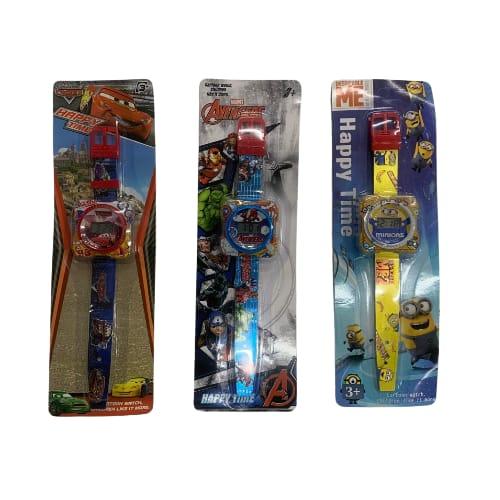 Super hero mix digital kids watch pack of 6 ( eff price 68 )