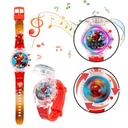 Mix super hero  design kids watch with light & music Pack of 6 ( eff price - 110 )