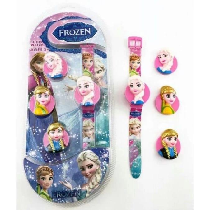 6 pcs - frozen / lol mix Watch with three top dial design  NET PRICE 99