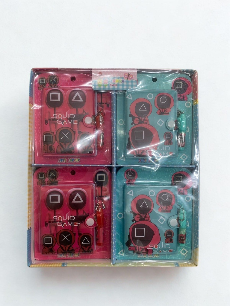 Squid game mini diary pack of 16 ( eff price 35 )