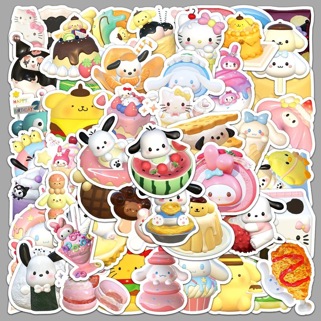 kuromi 2 -2 X 50 pc Sticker packets Net price 70