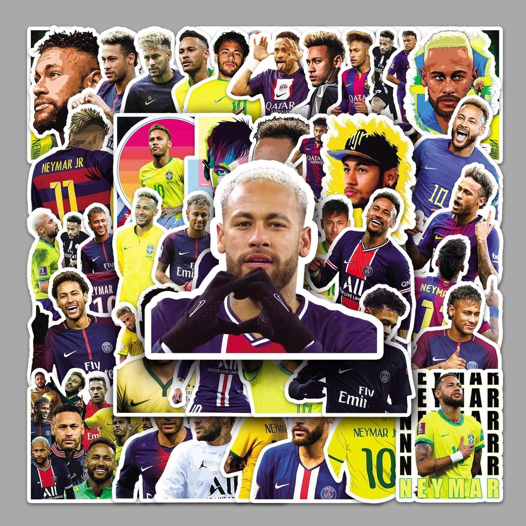 neymar- 2 X 50 pc Sticker packets Net price 70