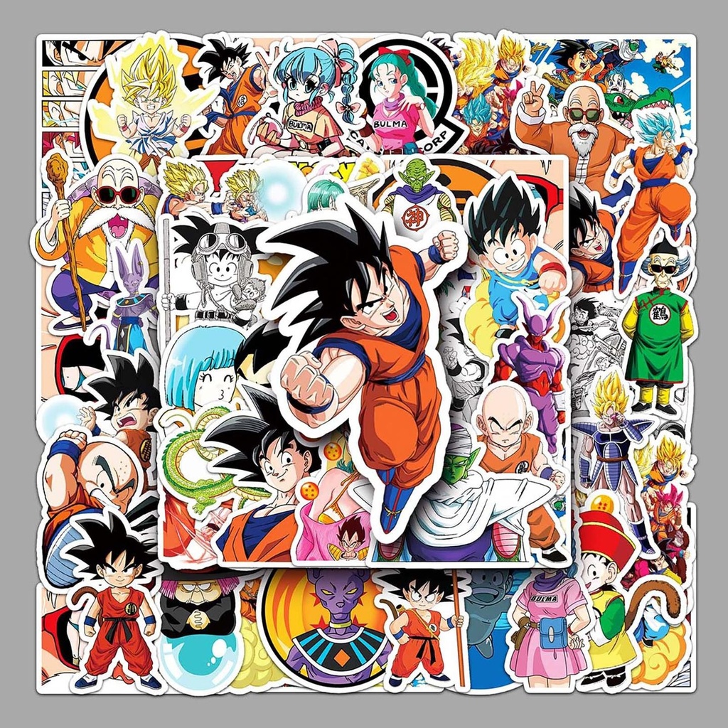 DBZ 1- 2 X 50 pc Sticker packets Net price 70