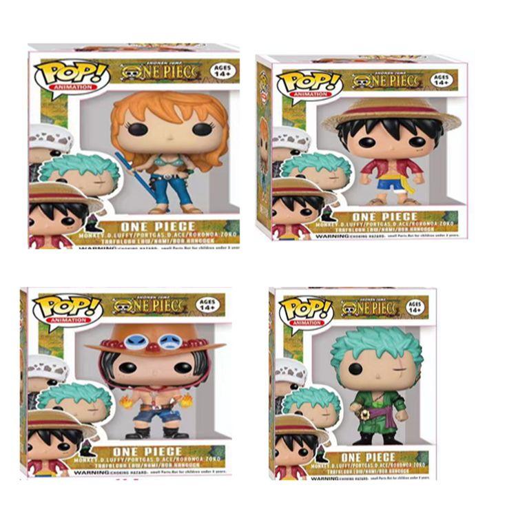Set of 3 - nami, zoro and ace fun pop figures net price 155