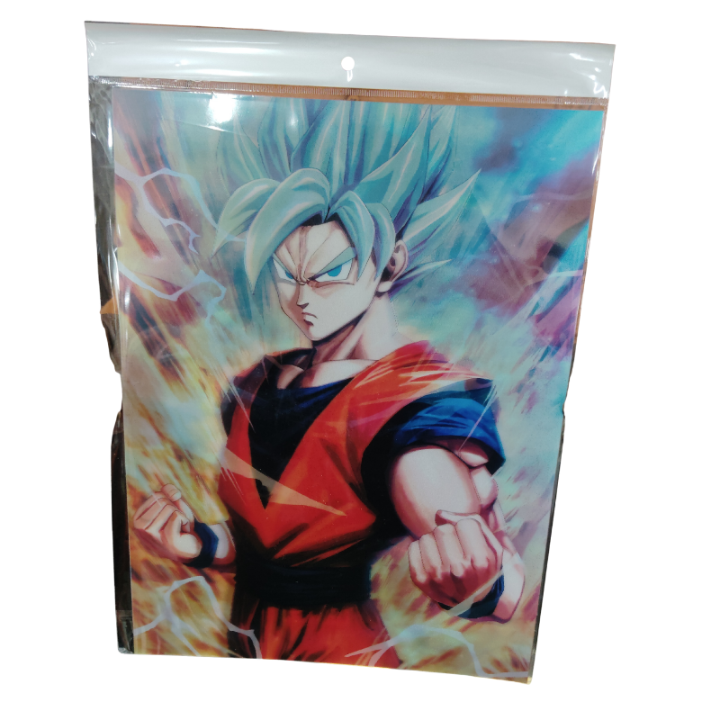 Fire Goku 3d poster pack of 2 ( eff price 90)
