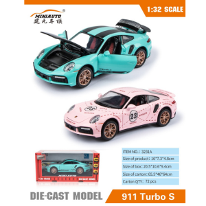 1:32 Porsche 911 Turbo S Special Edition Die cast Car