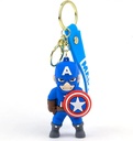 Captain america Rubber keychain pack of 3 (eff price 35)