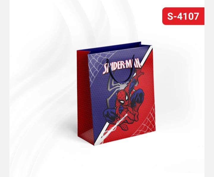 Spidy small size paper gift bag Pack of 12