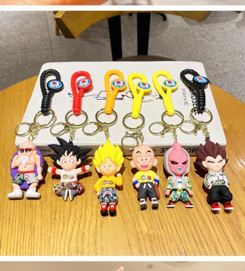 3pc - Dbz new series mix design rubber keychain(eff price 35)