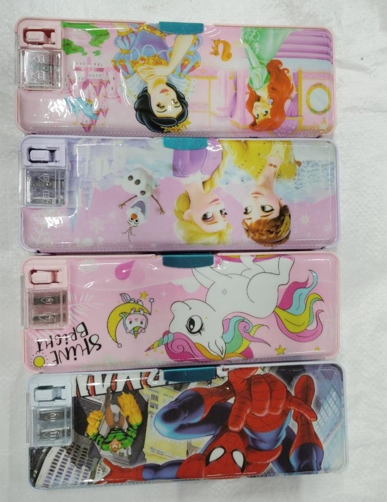 2 Box - superhero mix girls boys pencil box, Net Box Price 75