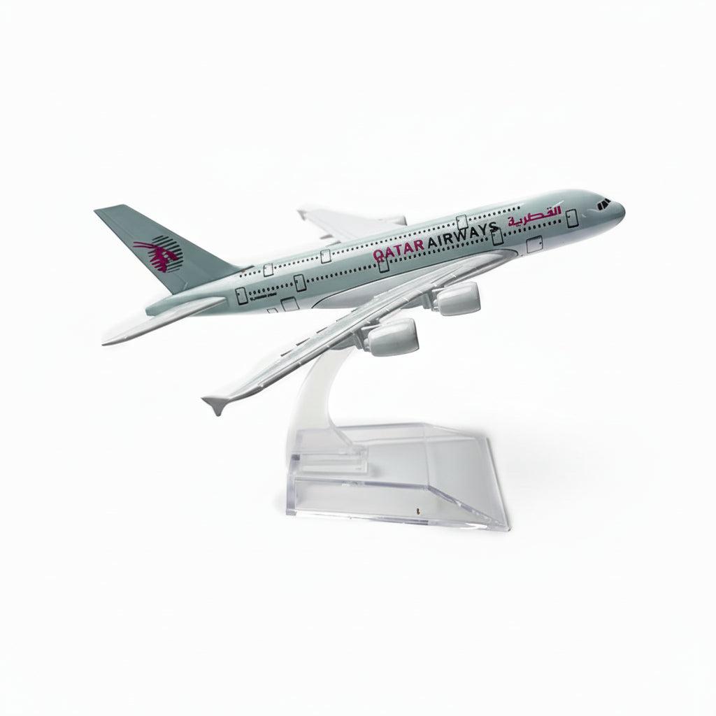 16 cm Airplane diecast model QATAR A380