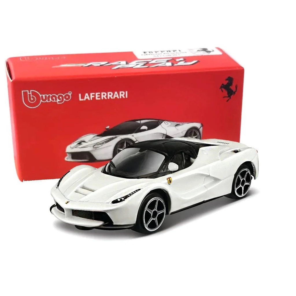 Bburago 1:64 laferari White  collectible car