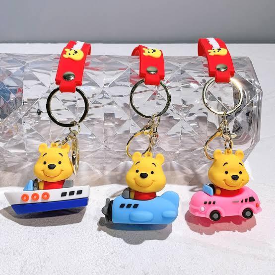 Winni near Rubber Keychain Pack of 3 (eff price 35)