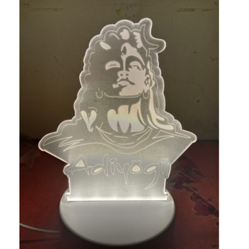 Adiyogi 3d lamp