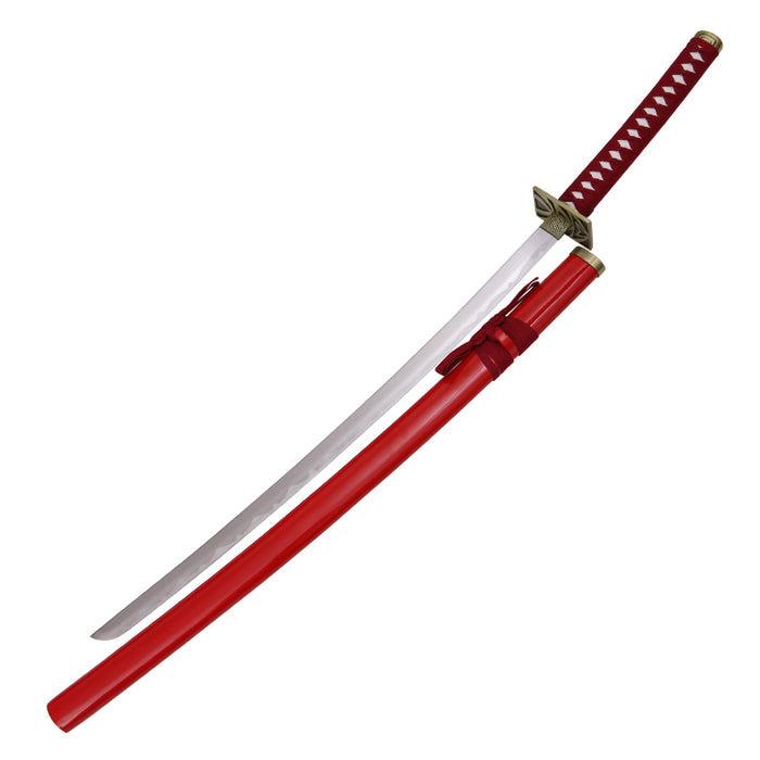 Bleech Red 104 Cm Wooden Katana fully assembled (Heavy Quality)
