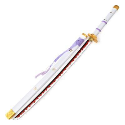 New Enma White 104 Cm Wooden Katana fully assembled (Heavy Quality)