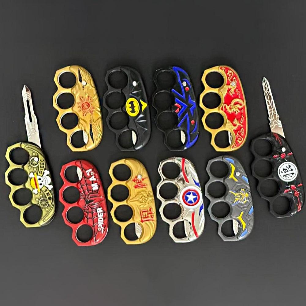 Pack of 2 knuckle knife mix anime character
