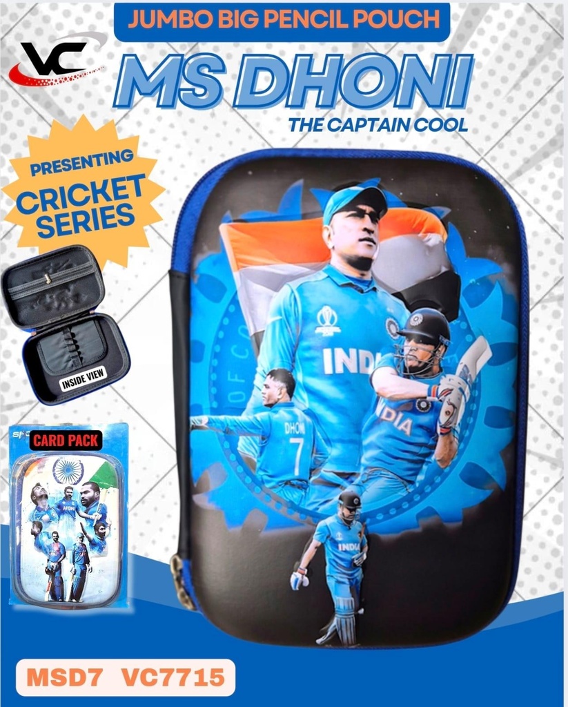 Pack of 2 MS Dhoni 3d smiggle ( Net price 160 )