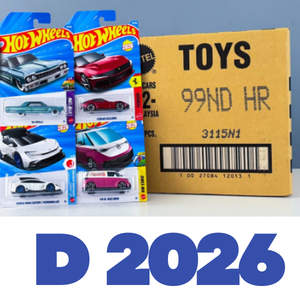 72pc Pack - Hote-Wheells (D-Case-2026) 100% Original + Imported + NO MRP (Net Price 184/pc)