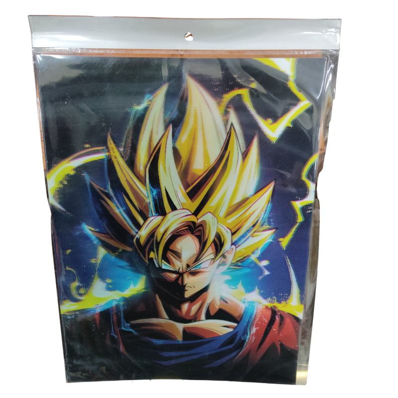 Yellow Goku 3d poster pack of 2 ( eff price 90)