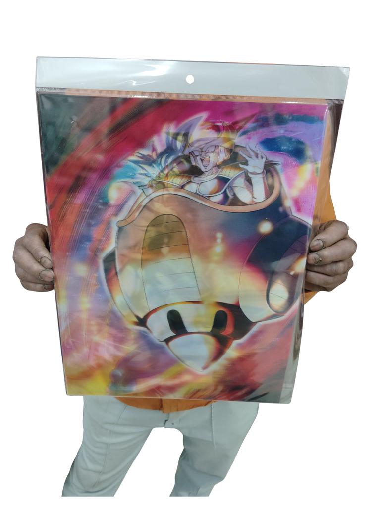 DBZ spaceship 3d poster pack of 2 ( eff price 90)