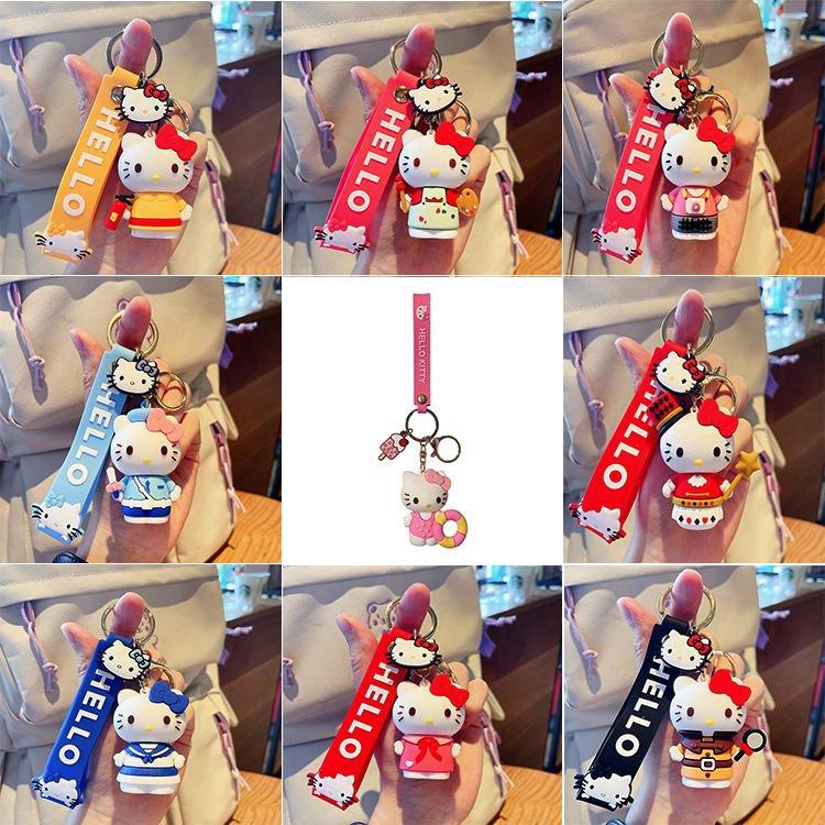 Hello kitty Rubber Keychain Pack of 3 (eff price 35)