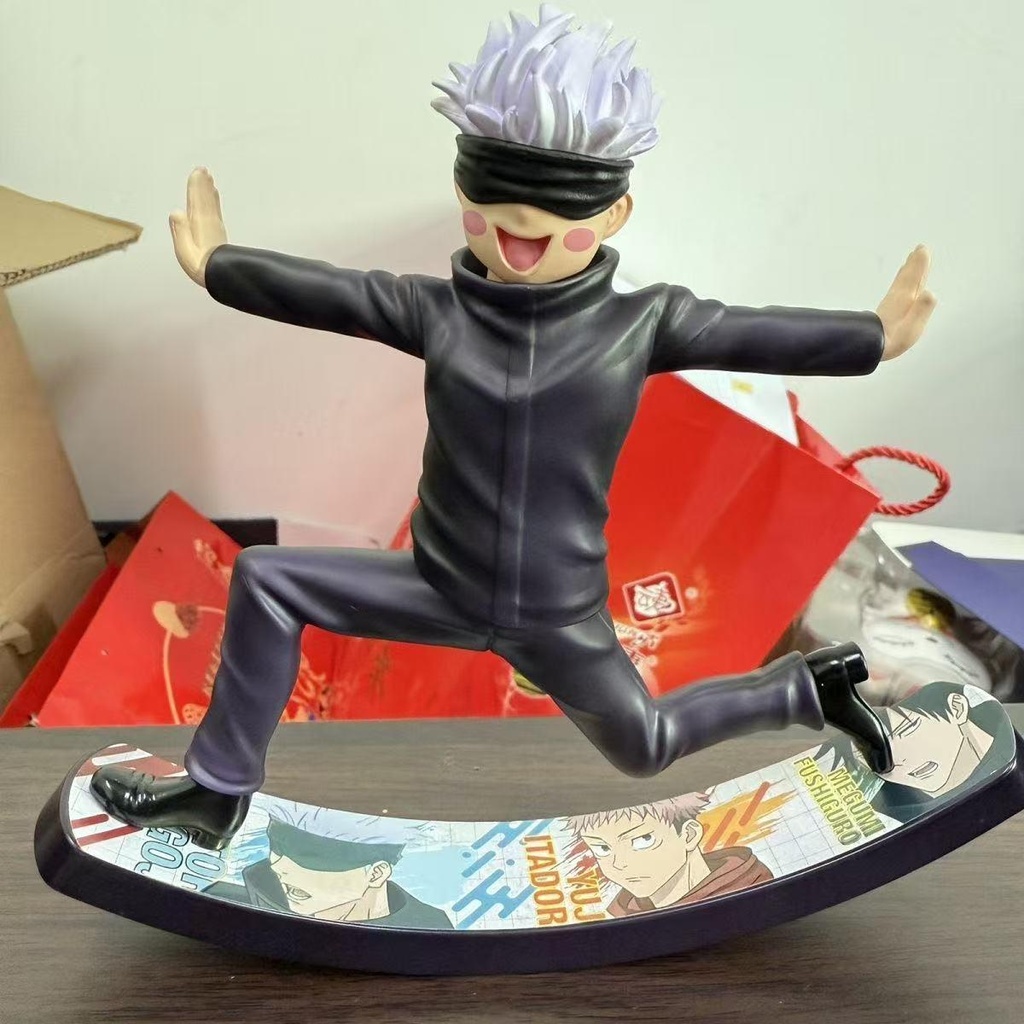 17 cm JJK gojo on bobbling tray