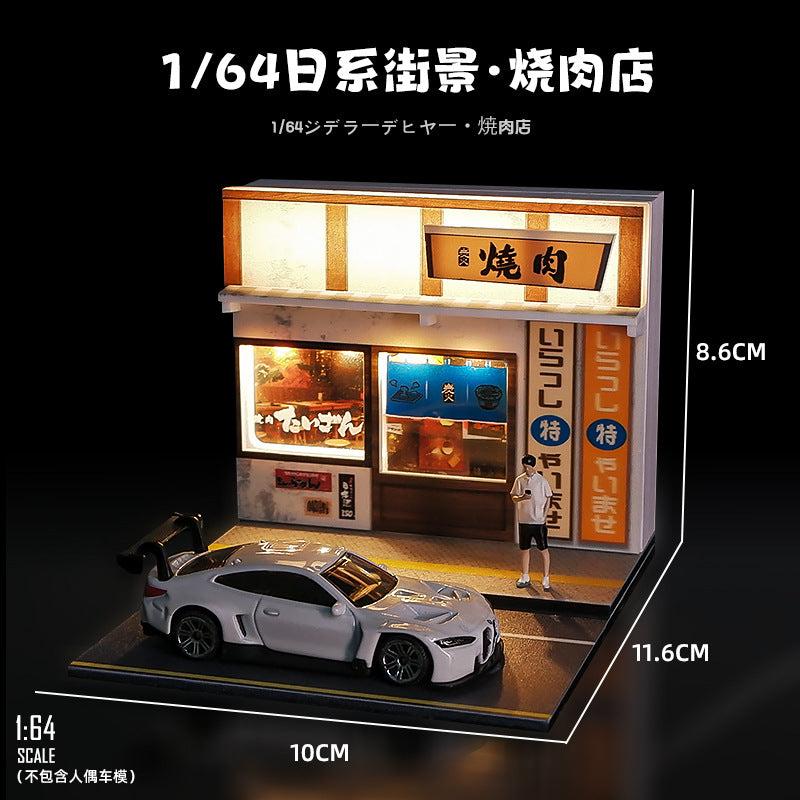 1:66 momo shop parking scene(no car & people)