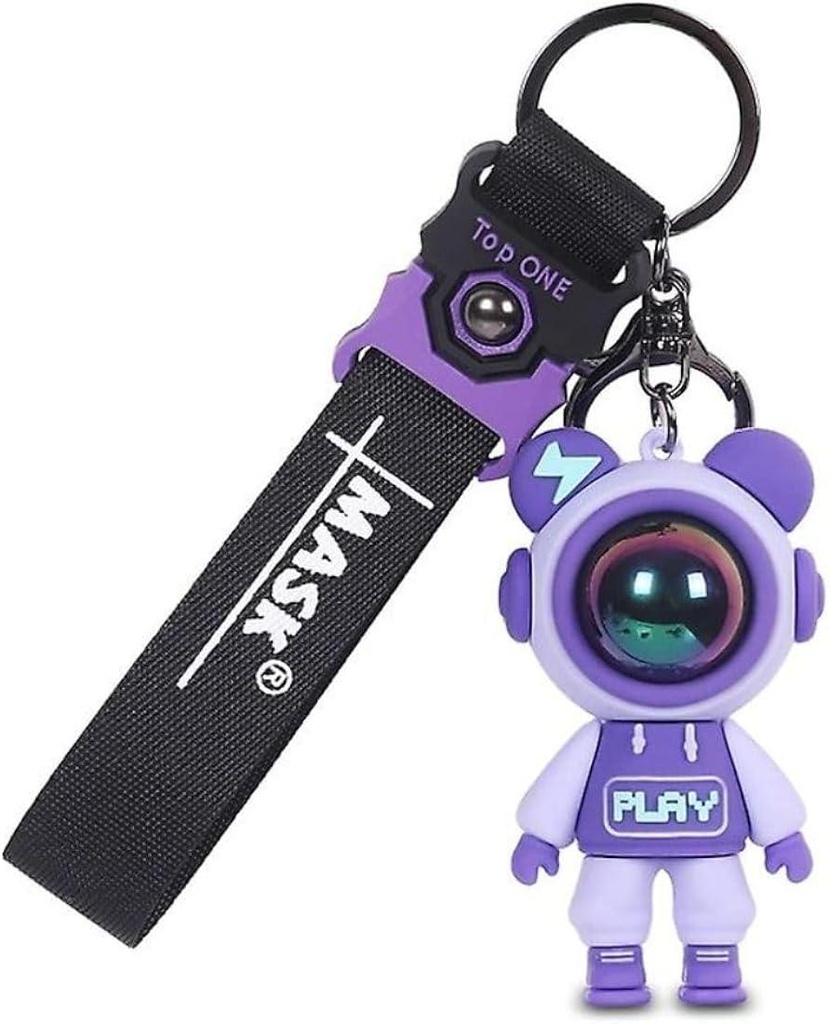 New Astro Blue Rubber Keychain Pack of 3 (eff price 35)