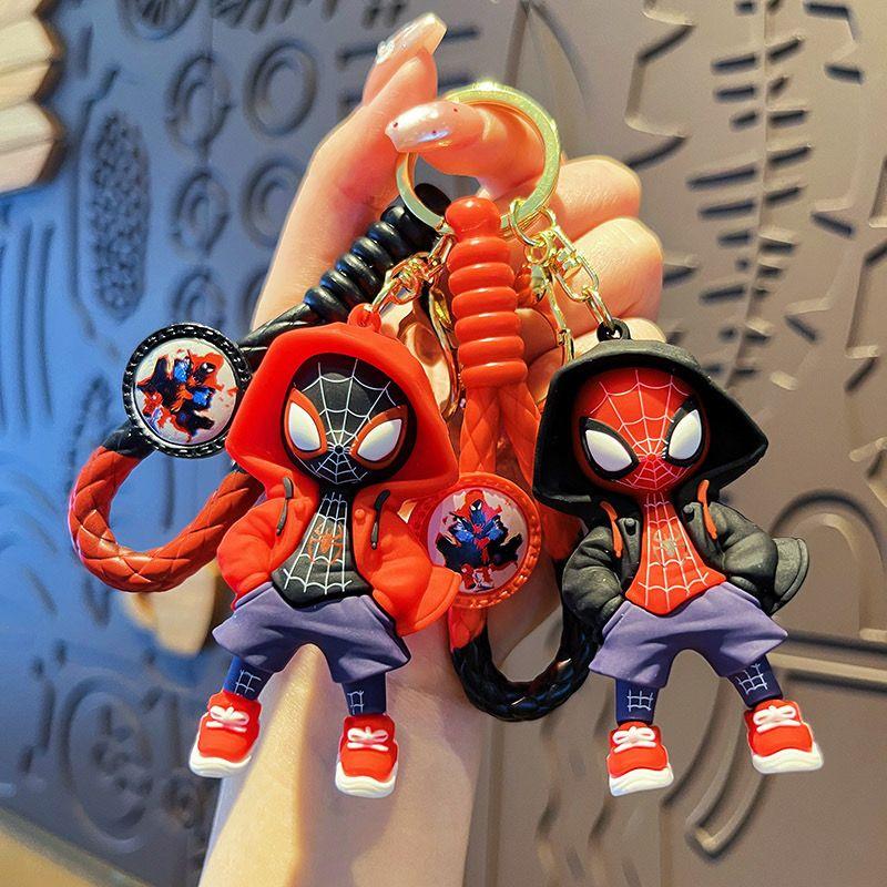 Red Hoody 🕷️ Spidy rubber keychain pack of 3 (eff price 35)