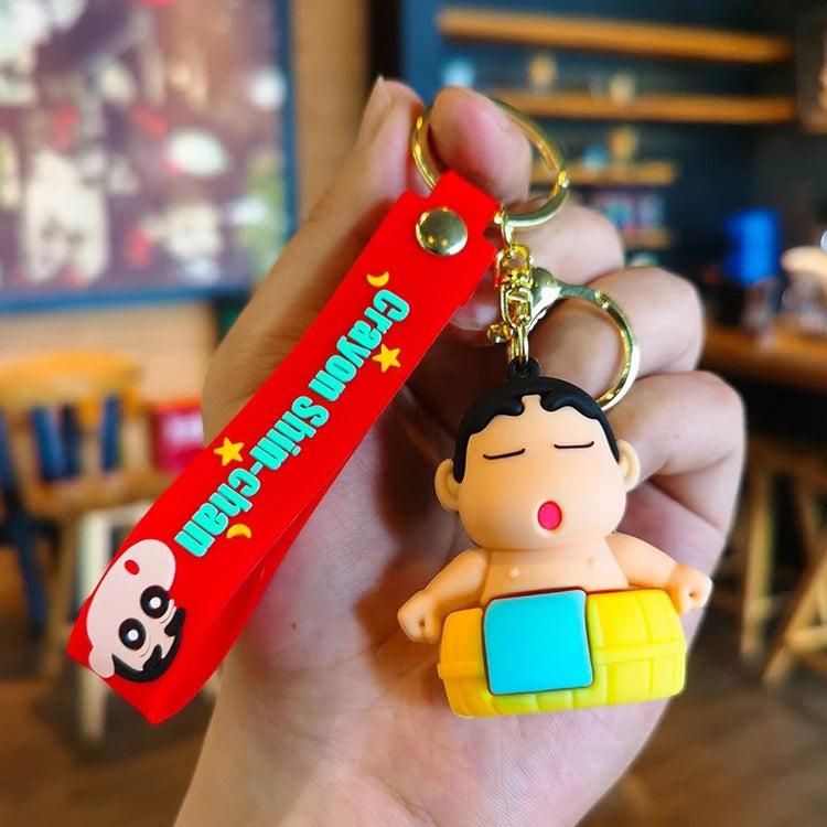 New Shinychan in Tub Rubber Keychain Pack of 3 (eff price 35)