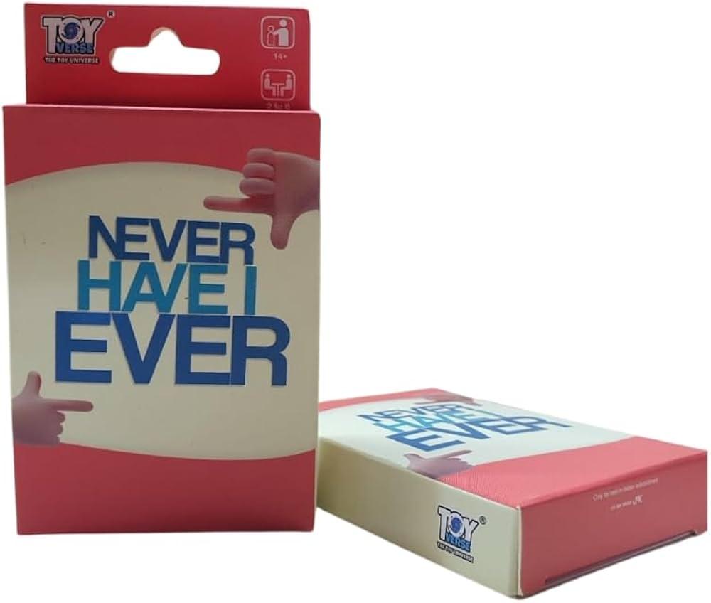 New "Never Have I Ever" Cards Pack of 3 (eff price 68)