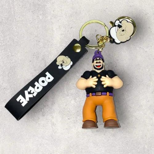 New Popeye Kabaskal Rubber Keychain Pack of 3 (eff price 35)