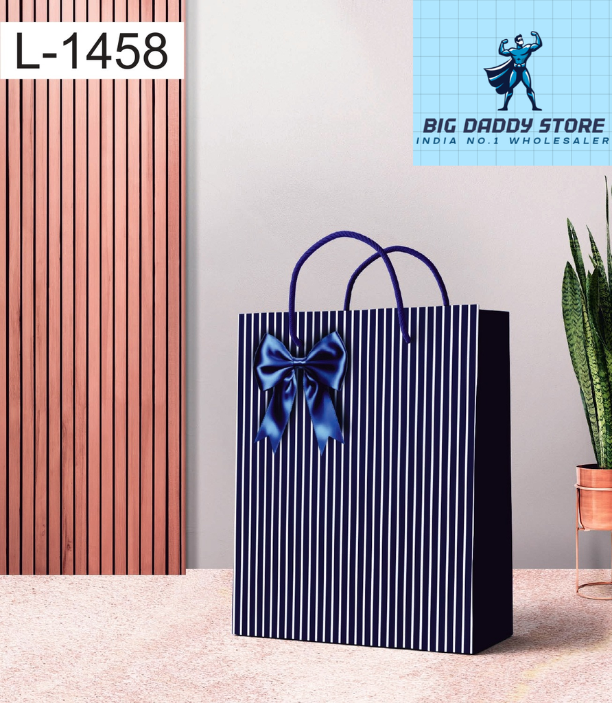 Large size paper gift bags L-1458 (Pack of 12)