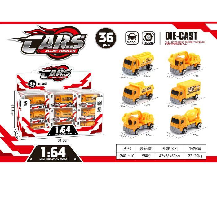 12 pcs - Construction vehicles Net price 59