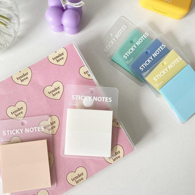 10 pcs - transparent sticky notes Net price 30