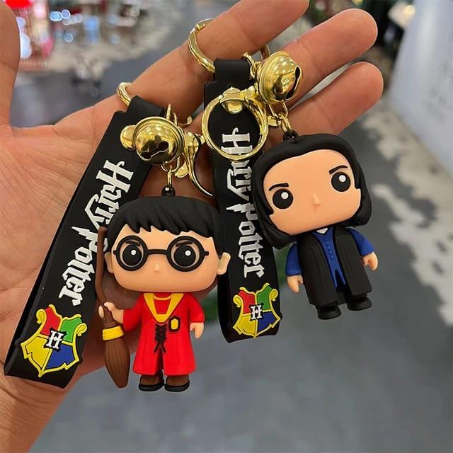 New HP magic boy Broom/Blk Coat Rubber Keychain Pack of 3 (eff price 3735