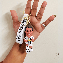Ronaldo White rubber keychain pack of 3 (eff price 35)