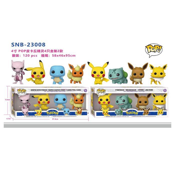 4pcs in 1 box - pokimon pop set