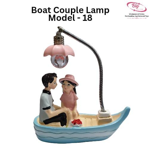 couple on boat lamp  Model no 18