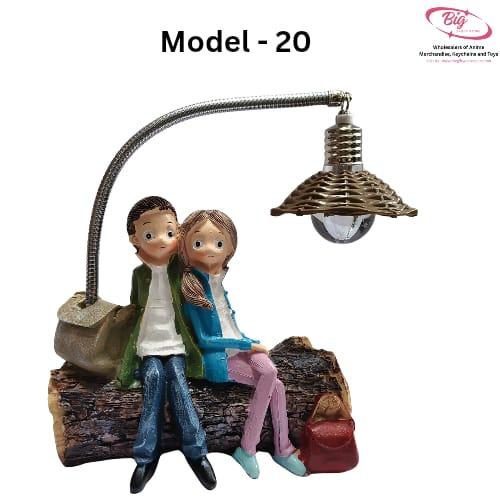Couple sitting on tree lamp  ( model 20 )