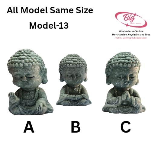 Mix design grey stone monks  Pack of 3 (Net price - 110)