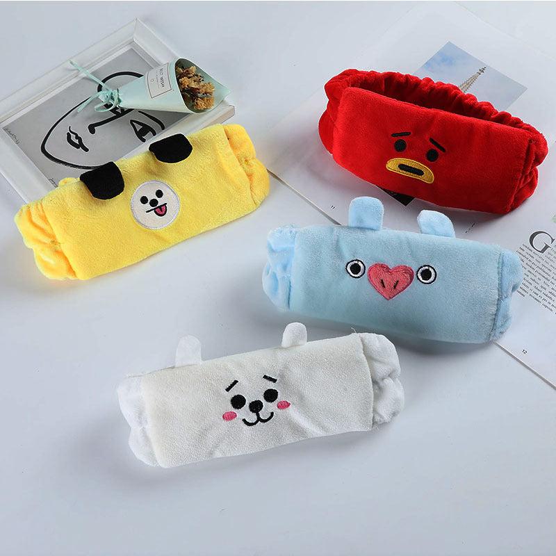 3 pcs BTS Headband / Eye mask Net price 45